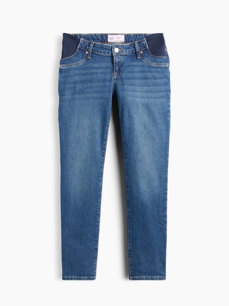 Maternity Inset Panel Vintage Slim Jeans