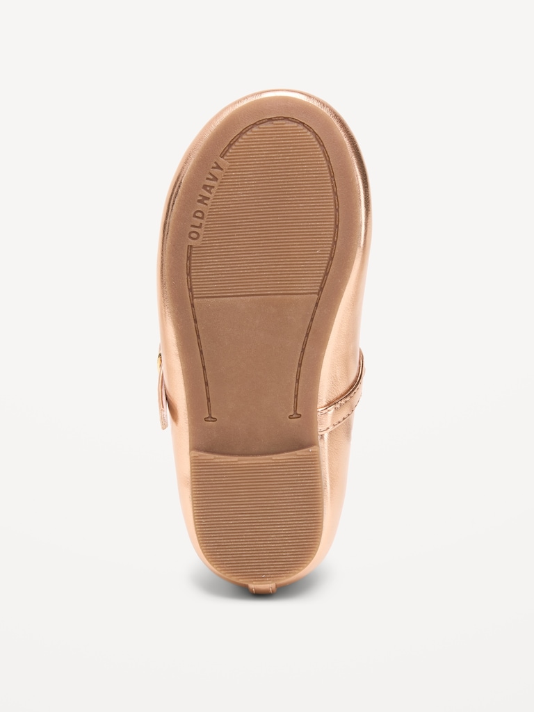 Shiny Faux-Leather Mary Jane Shoes for Toddler Girls