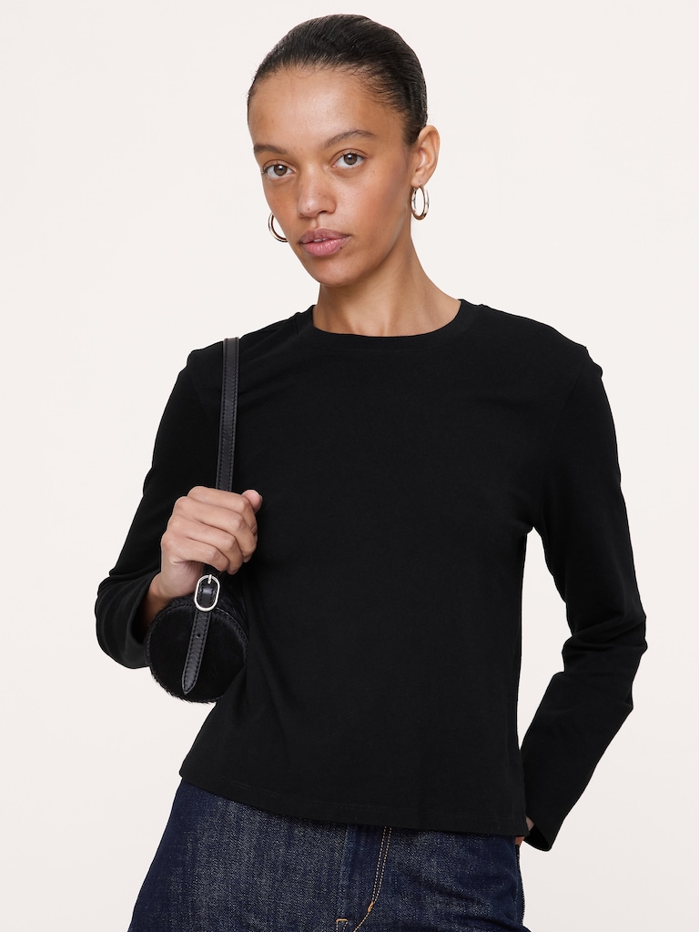 Vintage Cotton Long-Sleeve T-Shirt