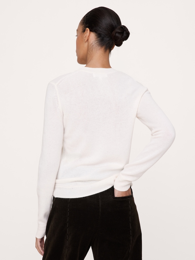 Lightweight Cashmere Crew-Neck Sweater