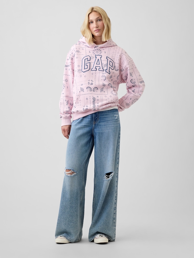Relaxed Gap Logo Hoodie