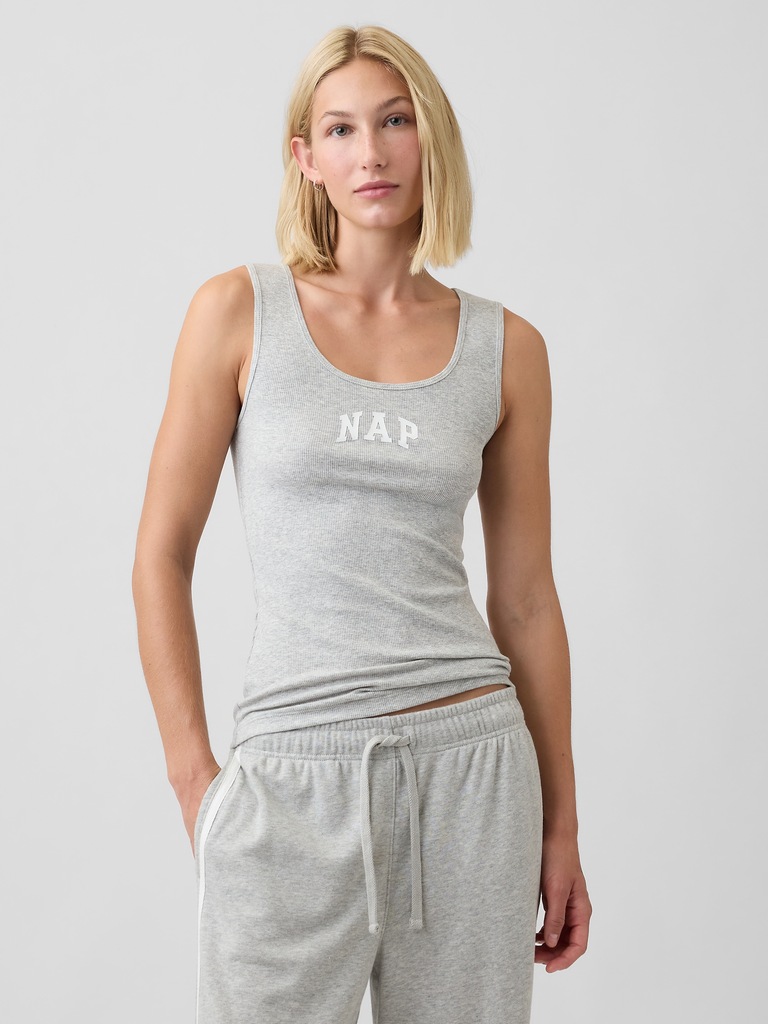 Gap Logo Ribbed Tank Top