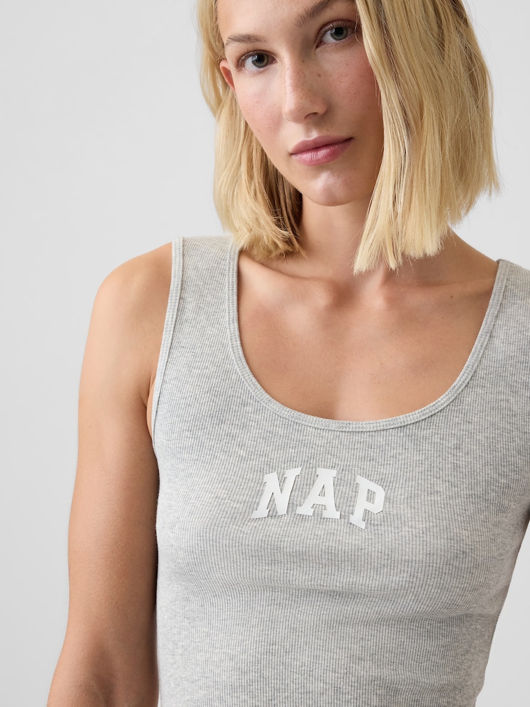 Gap Logo Ribbed Tank Top