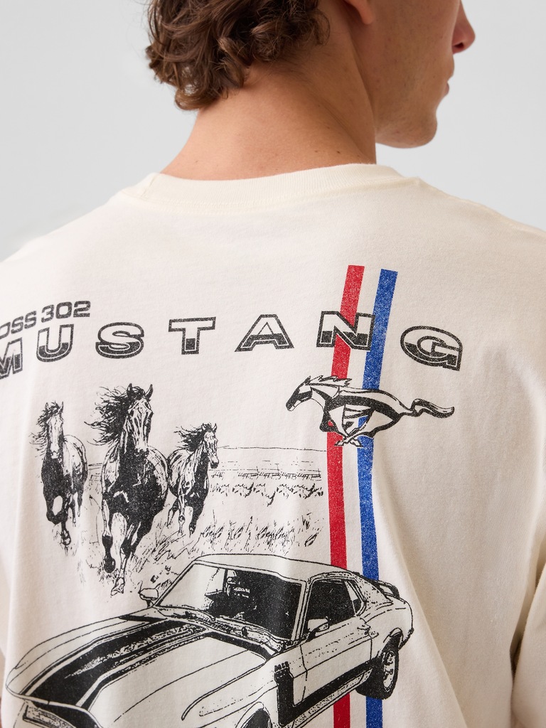 Ford Mustang Relaxed Graphic T-Shirt