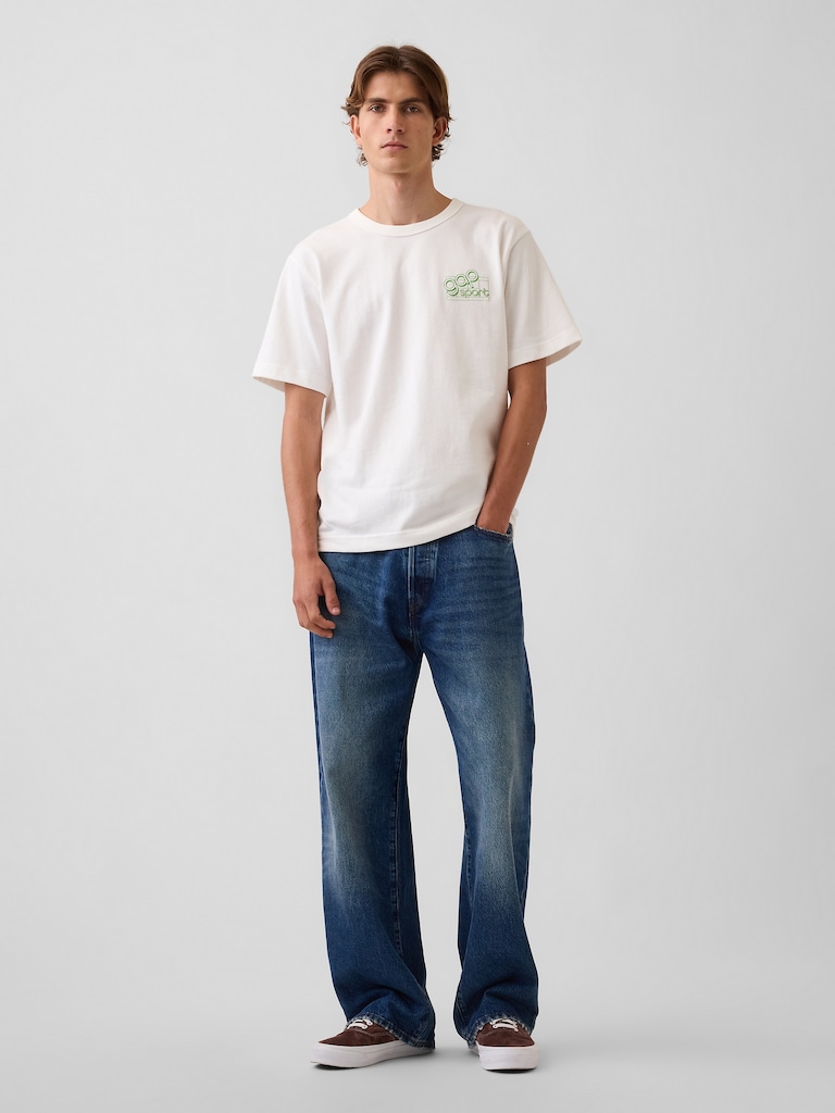 Heavyweight Relaxed Sport Logo T-Shirt
