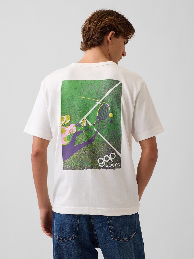 Heavyweight Relaxed Sport Logo T-Shirt