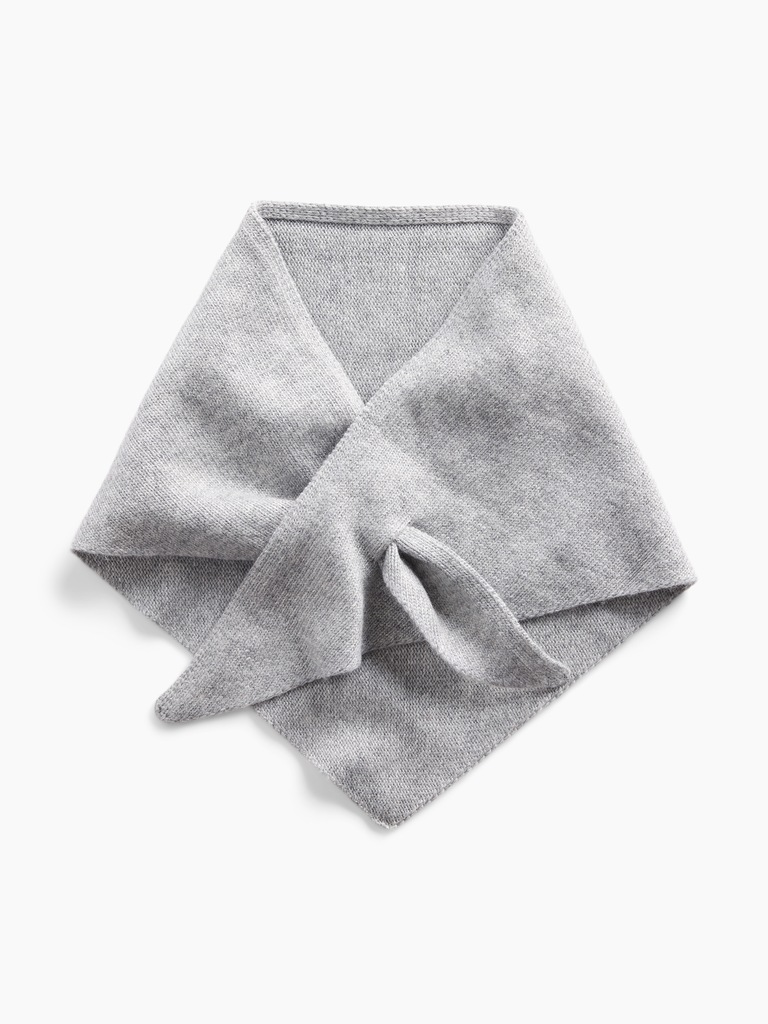 Knit Triangle Scarf