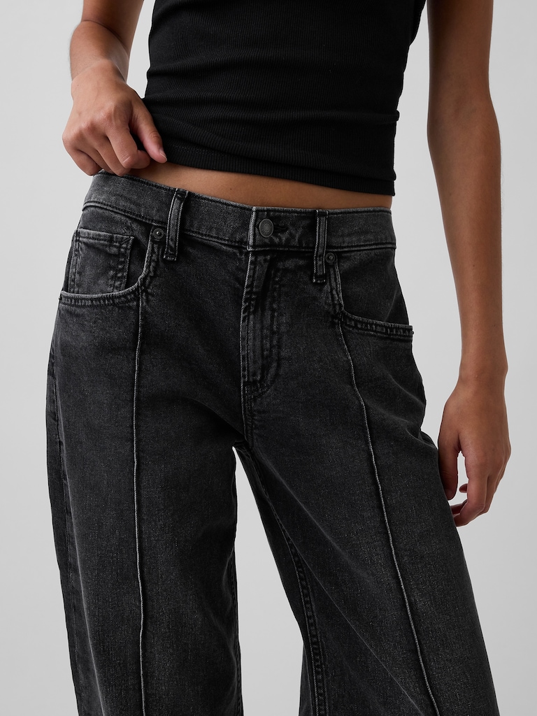 Low Rise '90s Loose Jeans