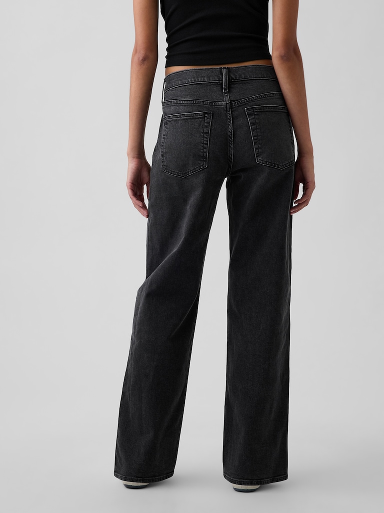 Low Rise '90s Loose Jeans