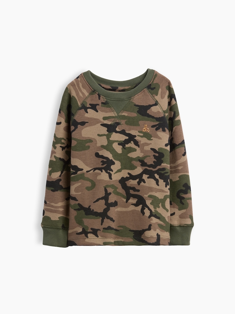 Baby & Toddler Textured Crewneck T-Shirt