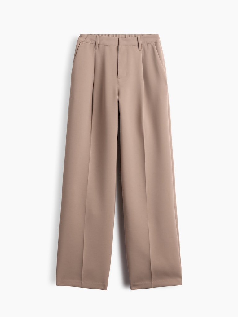 100% Recycled Easy Crepe Trousers