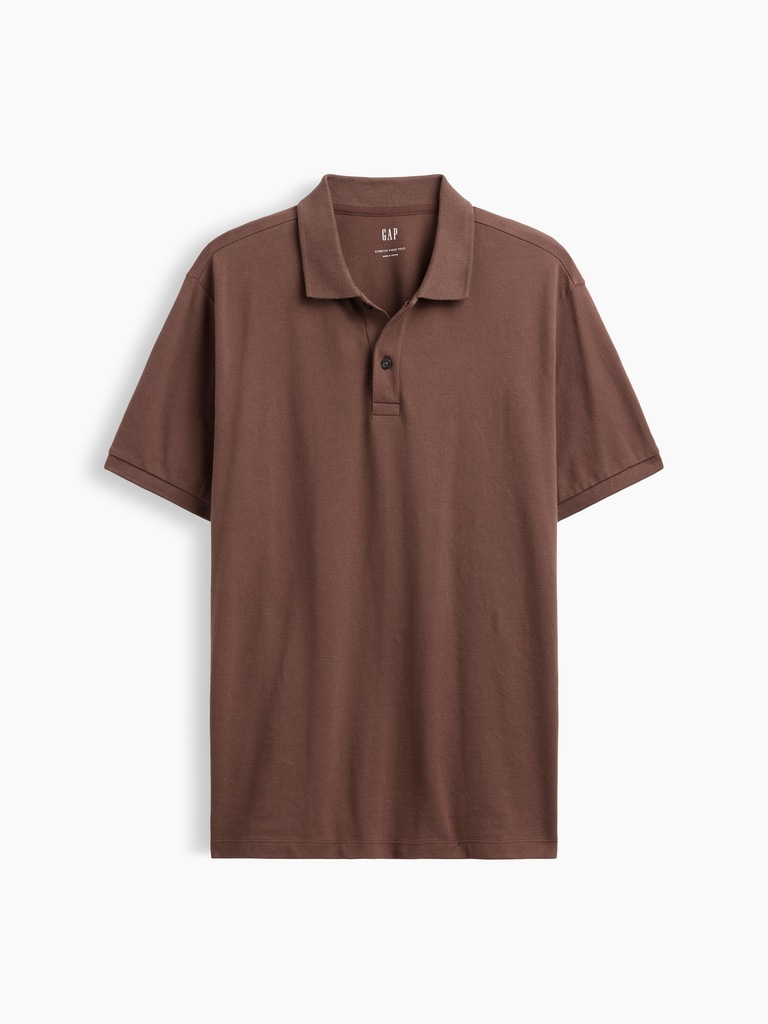 Stretch Pique Polo Shirt