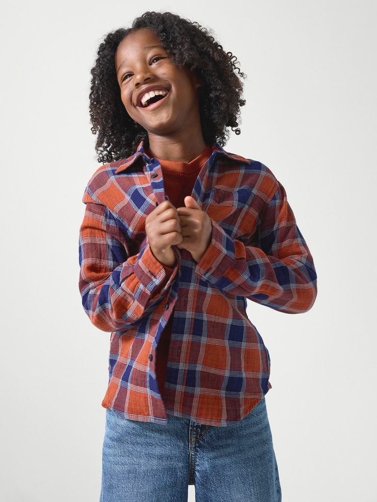 Kids Plaid Shirt
