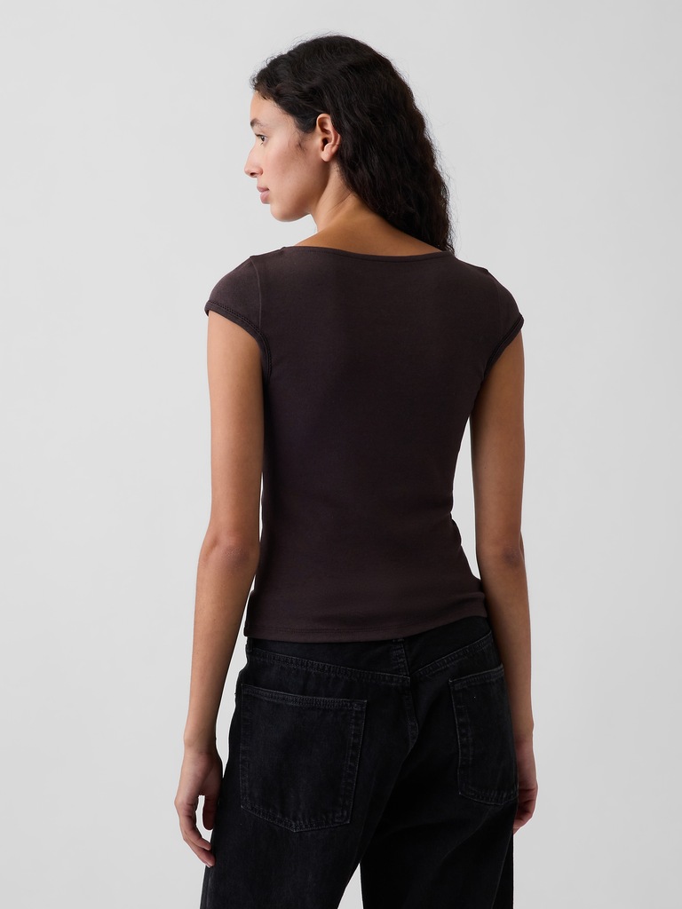 Modern Boatneck T-Shirt