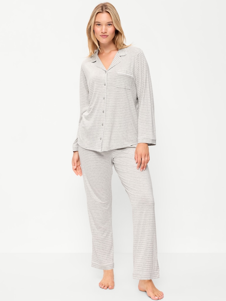 Sunday Sleep Knit Jersey Pant Set
