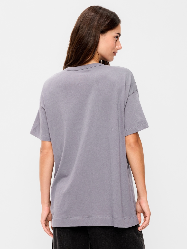 Oversized Graphic Tunic T-Shirt