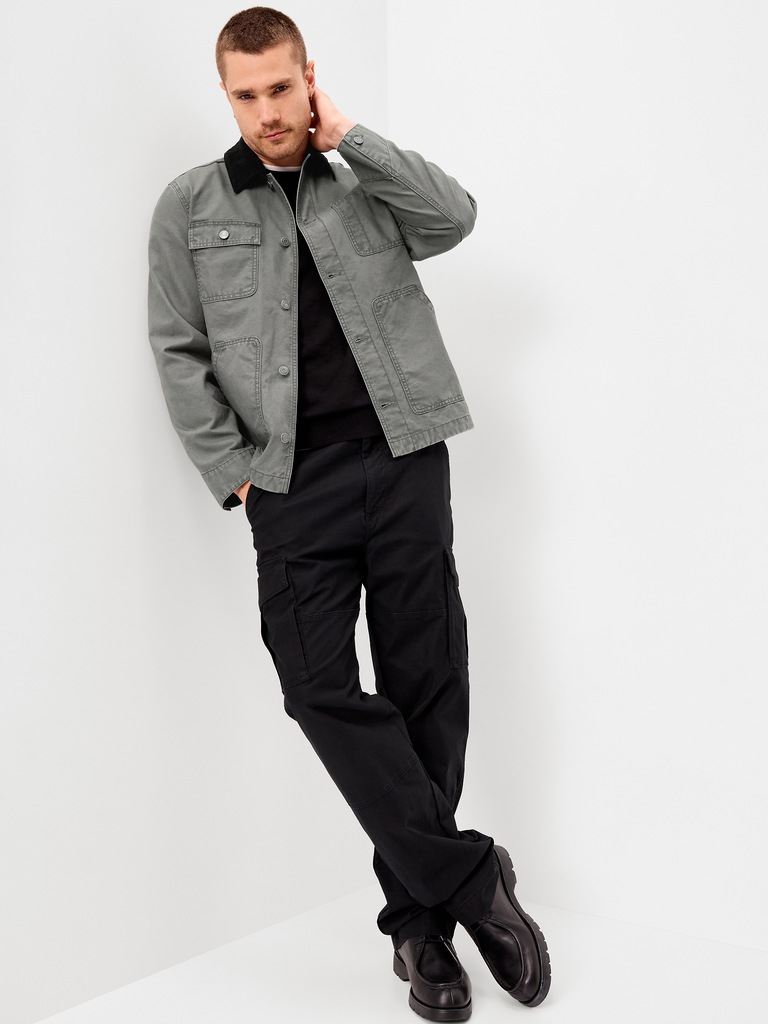 Loose Canvas Workwear Jacket