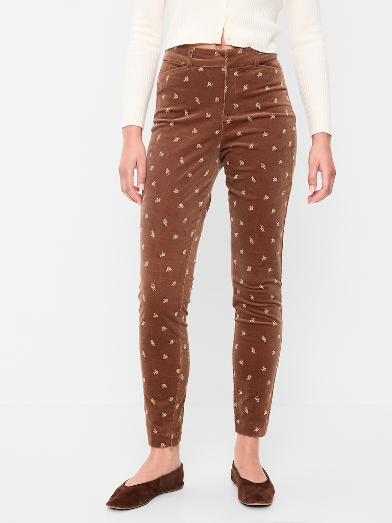 High-Waisted Pixie Skinny Ankle Pants