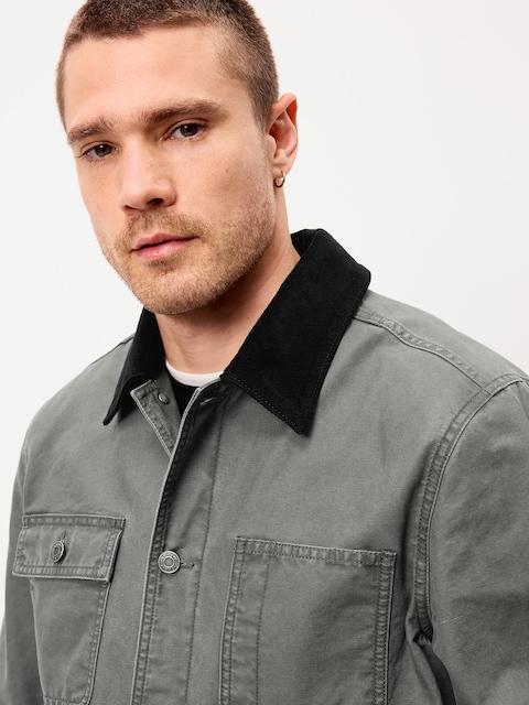 Loose Canvas Workwear Jacket