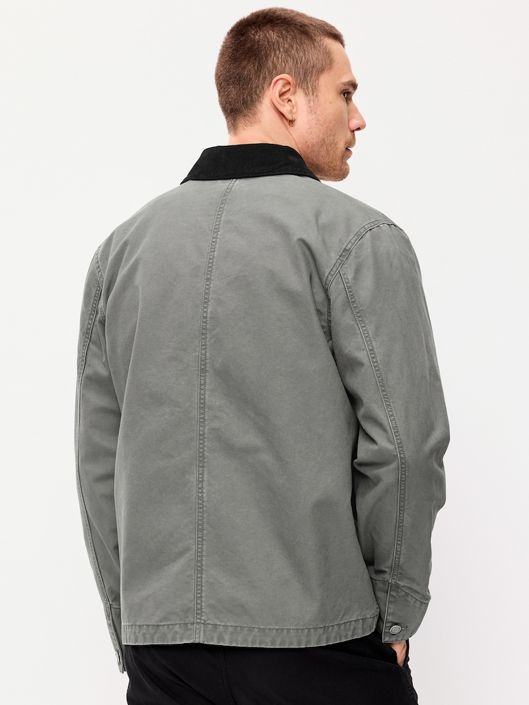 Loose Canvas Workwear Jacket