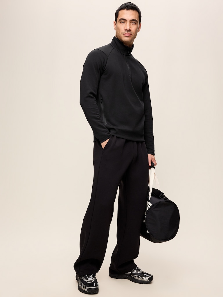Bounce Fleece Oversized Half-Zip Pullover Sweatshirt