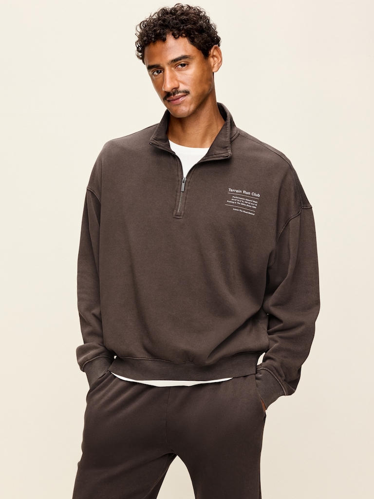Lived-In Pro Quarter Zip