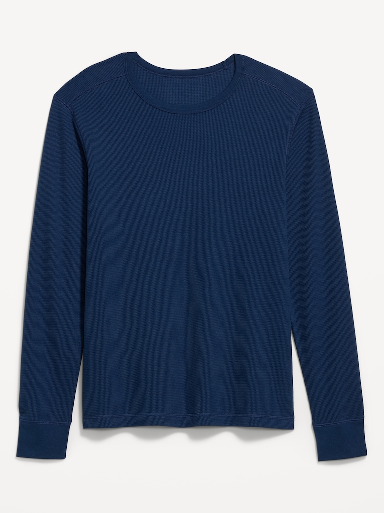 Crew-Neck Waffle T-Shirt