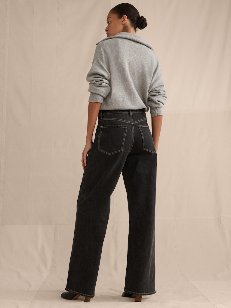 High-Rise Relaxed Wide-Leg Jean