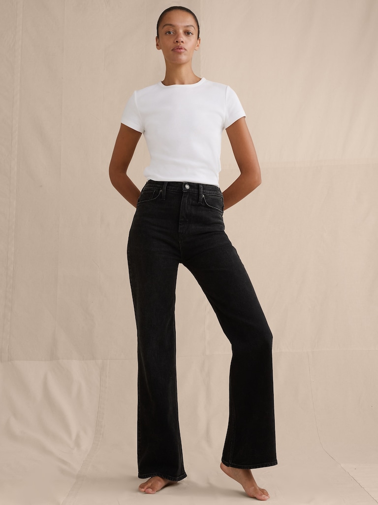 Ultra High-Rise Flare Jean