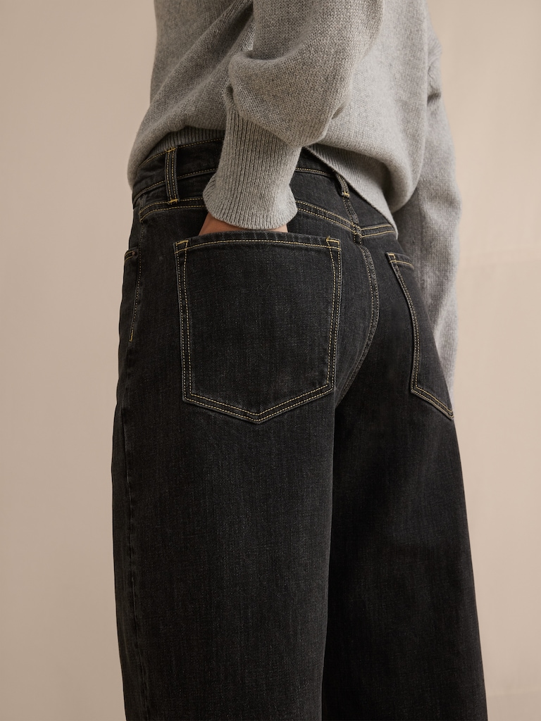 High-Rise Relaxed Wide-Leg Jean