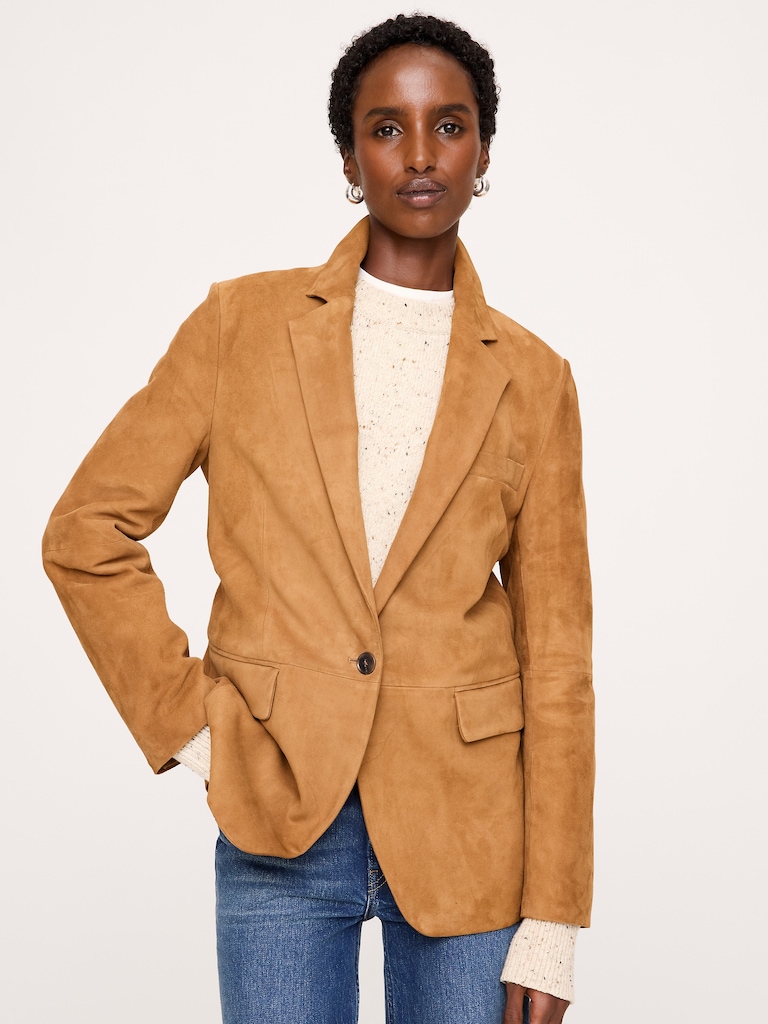 Suede Blazer