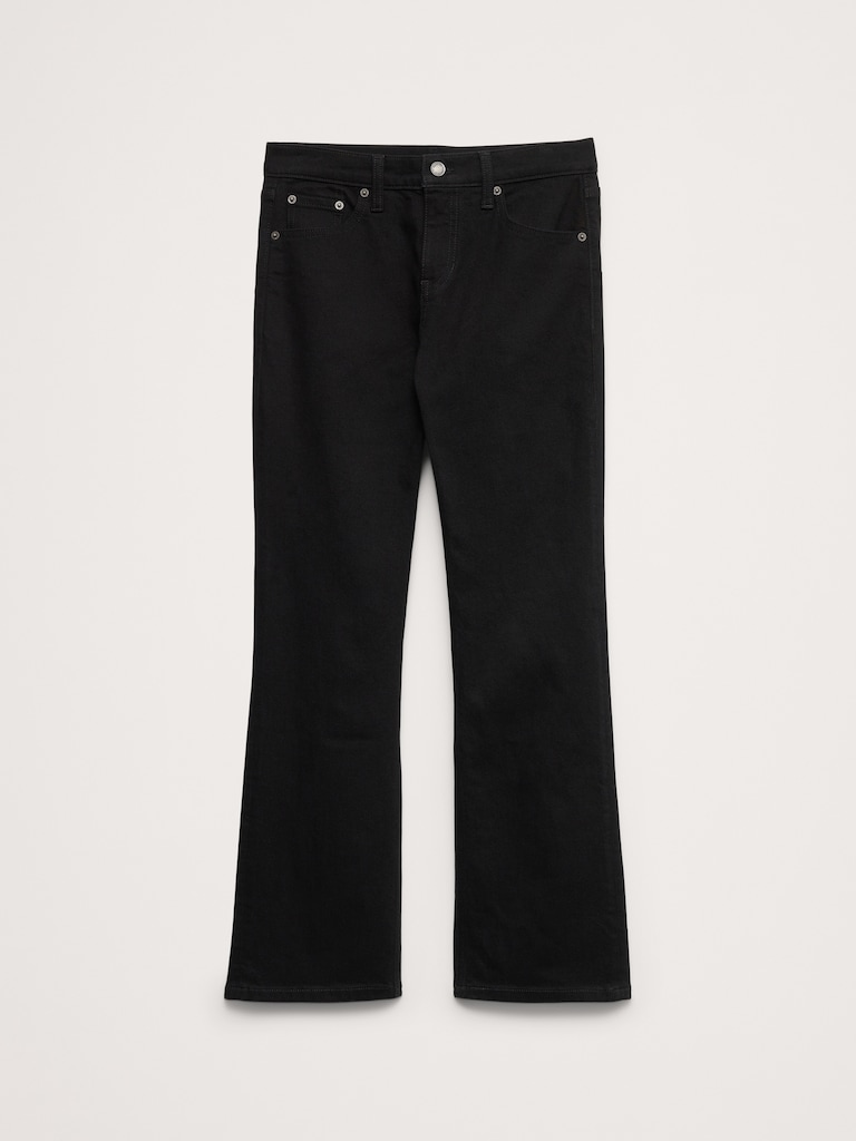 Low-Rise Kick-Straight Jean