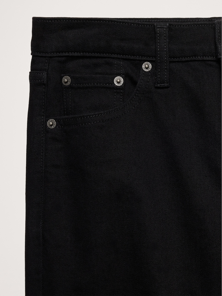 Low-Rise Kick-Straight Jean