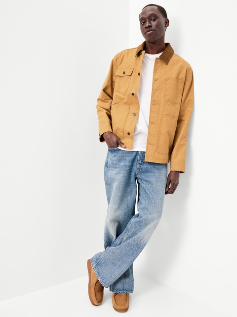 Loose Canvas Workwear Jacket