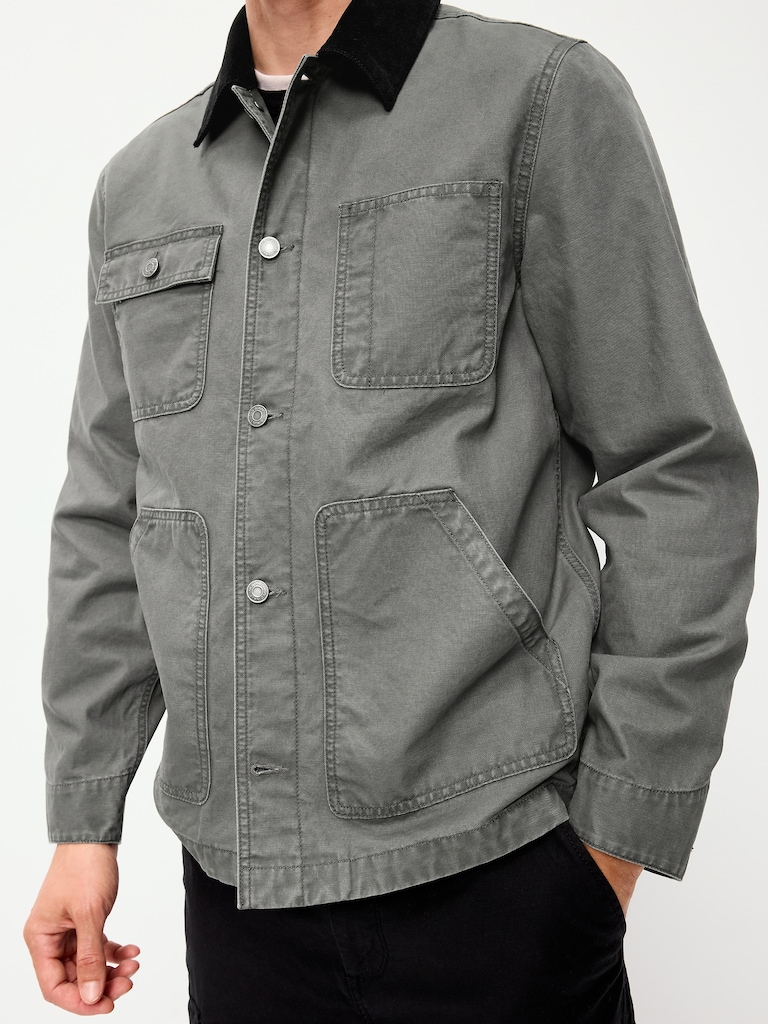 Loose Canvas Workwear Jacket