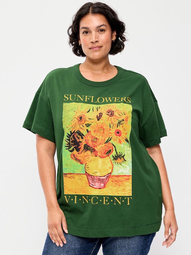 Vincent Van Gogh Oversized Tunic T-Shirt