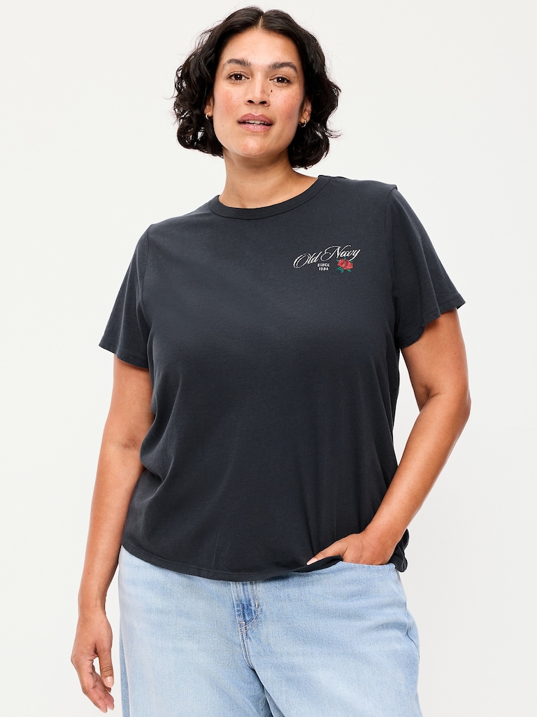 EveryWear Crew-Neck Logo-Graphic T-Shirt