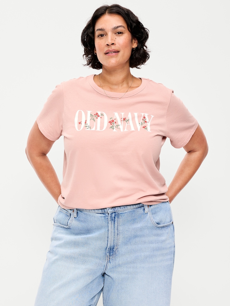 EveryWear Crew-Neck Logo-Graphic T-Shirt
