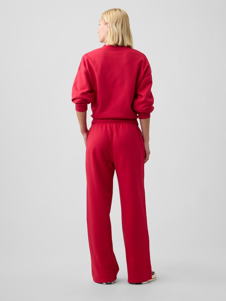 Relaxed Straight-Leg Sweatpants