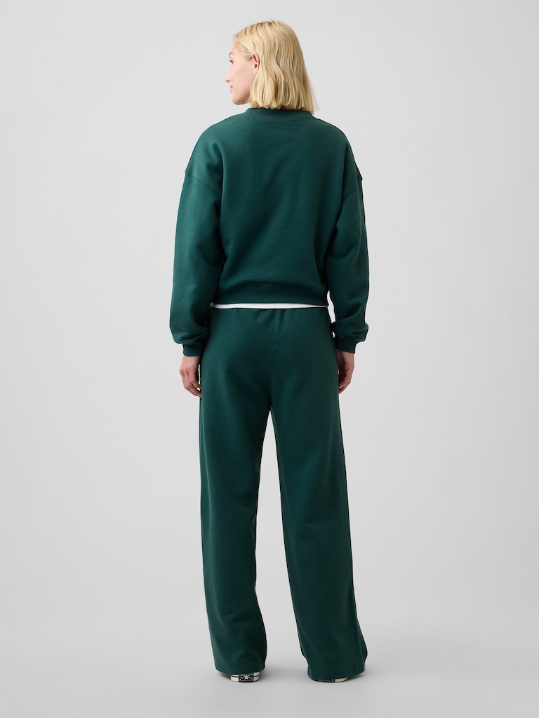 Relaxed Straight-Leg Sweatpants