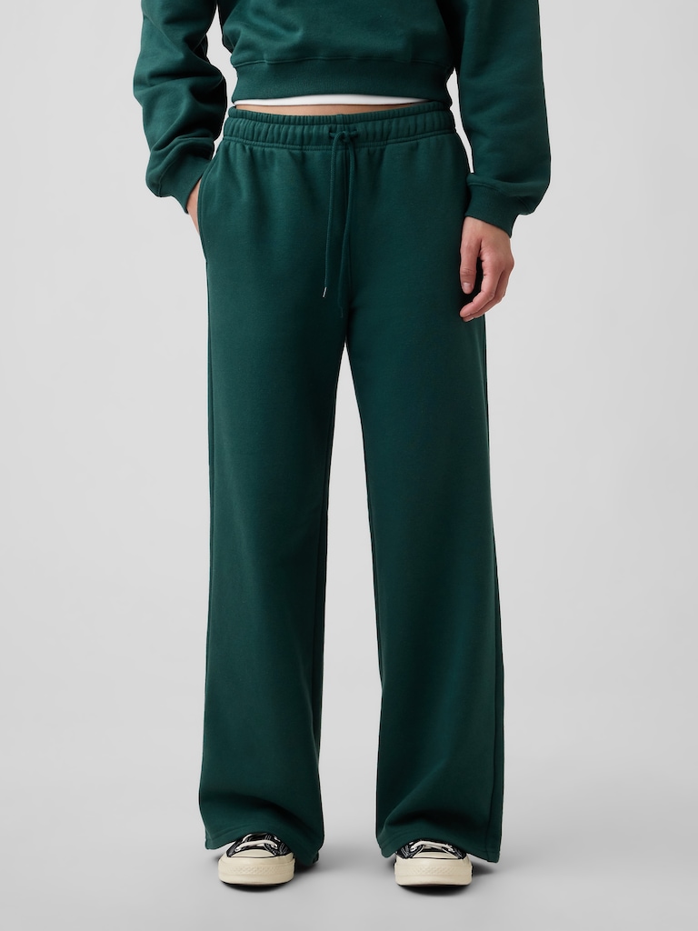 Relaxed Straight-Leg Sweatpants