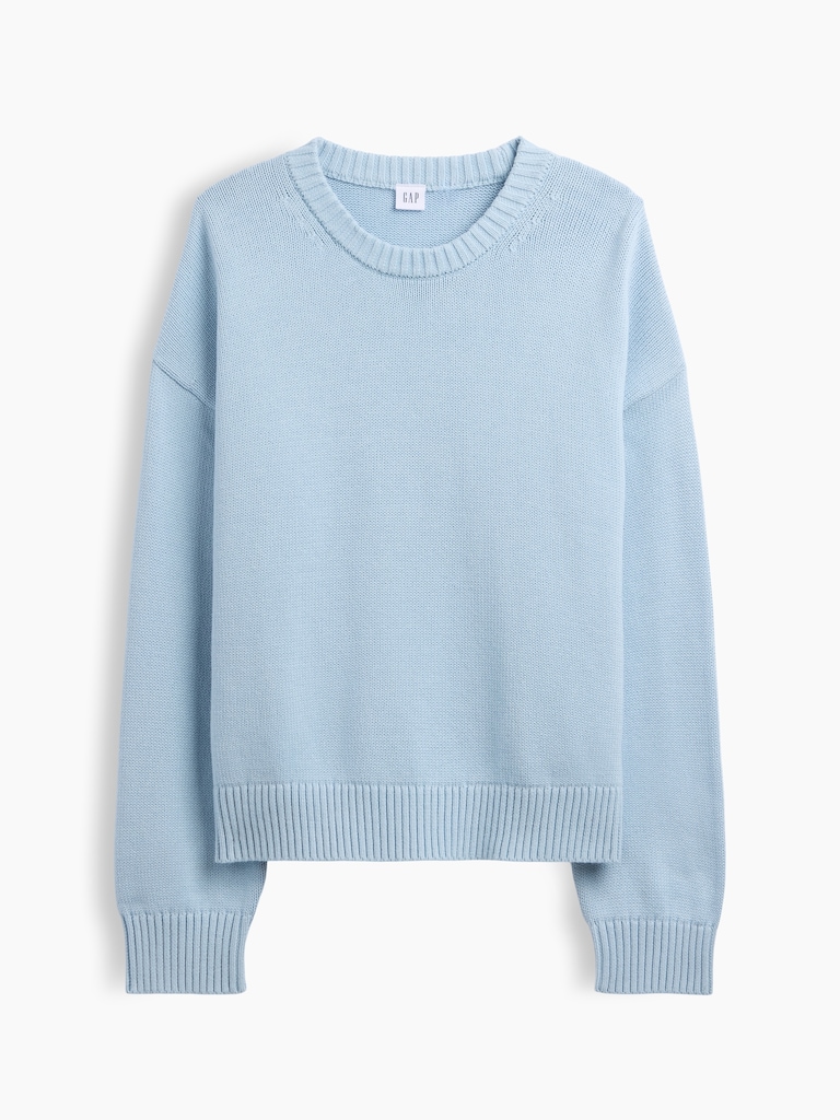 Relaxed Stripe Crewneck Sweater