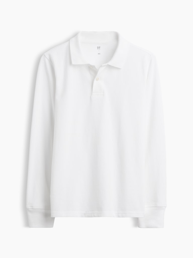 Kids Organic Cotton Uniform Polo Shirt