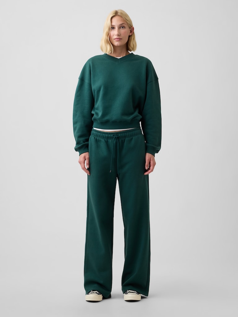 Relaxed Straight-Leg Sweatpants