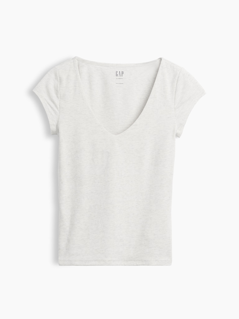 CloseKnit Jersey V-Neck T-Shirt