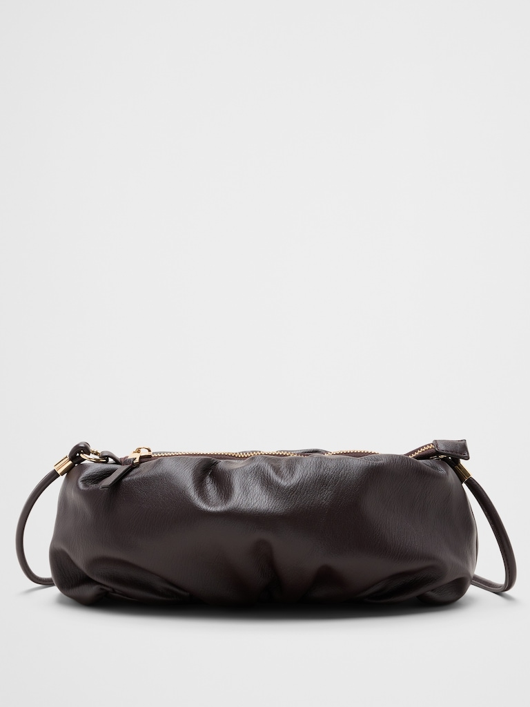 Vegan Leather Cloud Crossbody Bag