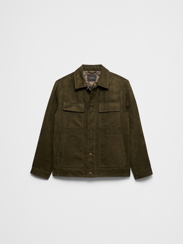 Vegan Suede Jacket
