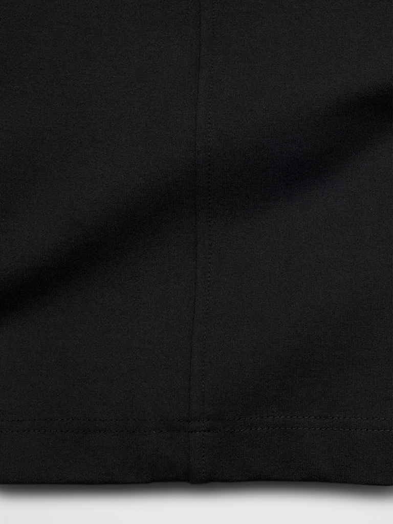 Barrel-Leg High-Rise Knit Ponte Pant