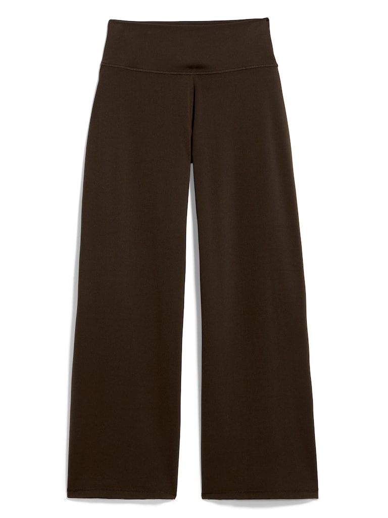 Pantalon StudioSmooth à jambe large à taille haute