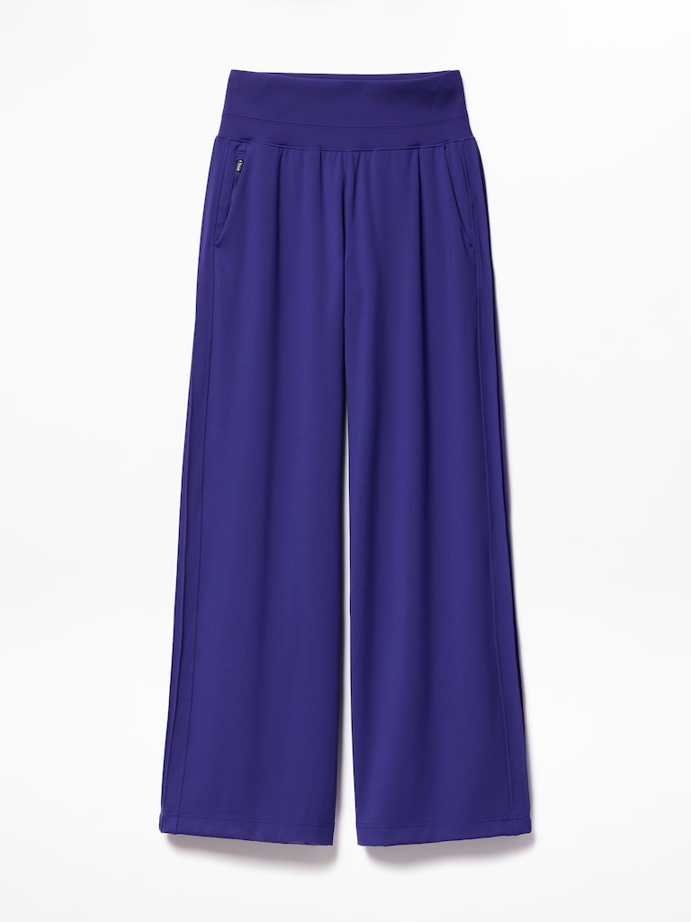 Venice Pintuck High Rise Wide Leg Pant